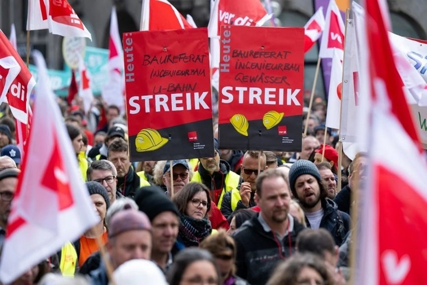آغاز بزرگ‌ترین اعتصاب آلمان در ۳۰ سال اخیر