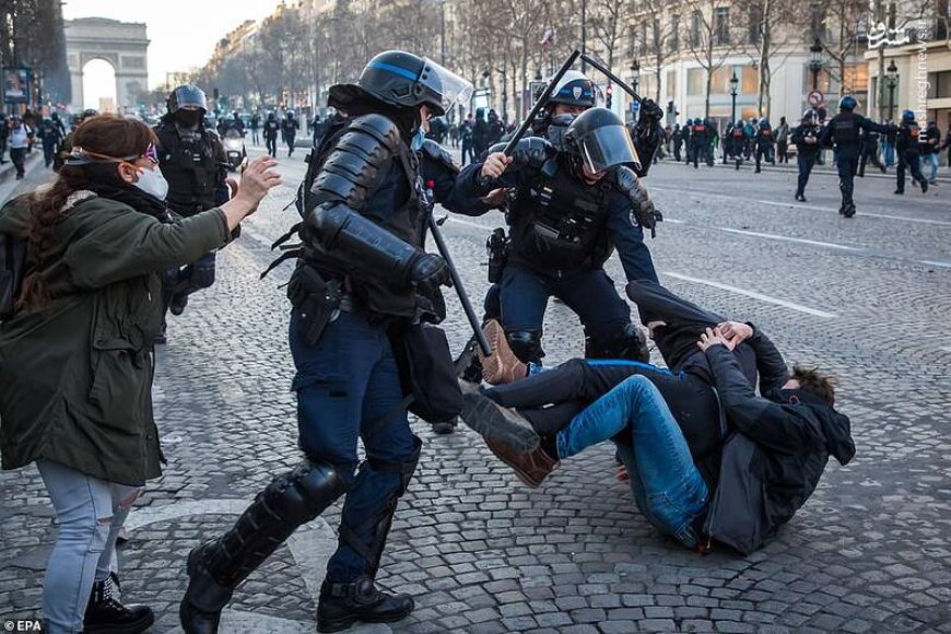 پلیس پاریس آماده برخورد با تظاهرات اعتراضی ششم ژوئن است