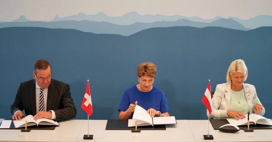 امضای تفاهم‌نامه سوئیس و اتریش برای الحاق به «سپر آسمان اروپا»