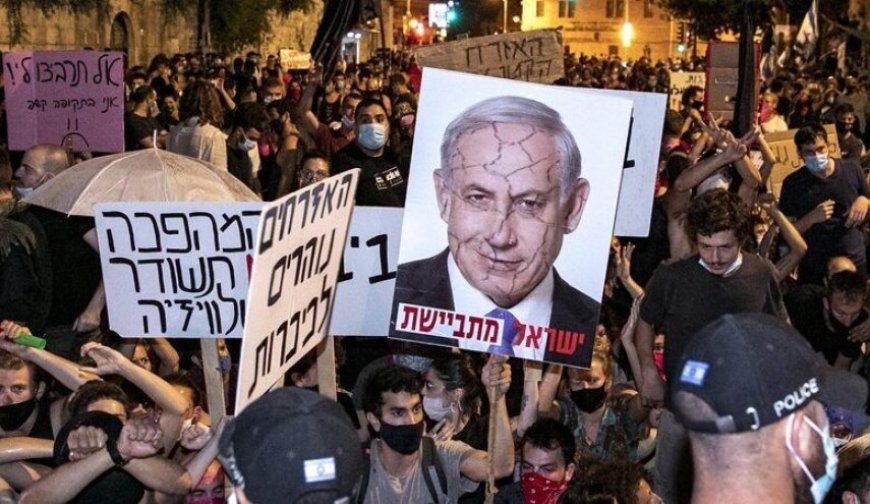 ده‌ها هزار صهیونیست برای بیست و هفتمین هفته پیاپی علیه نتانیاهو شعار دادند