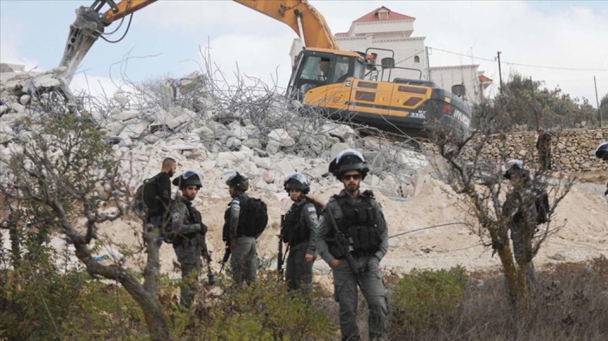 نظامیان اشغالگر یک منزل دیگر فلسطینیان را تخریب کردند