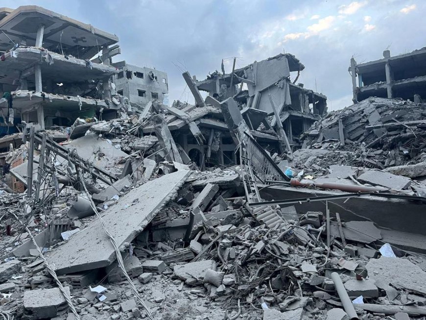 محو یک محله نوار غزه بر اثر بمباران شدید جنگنده‌های صهیونیستی