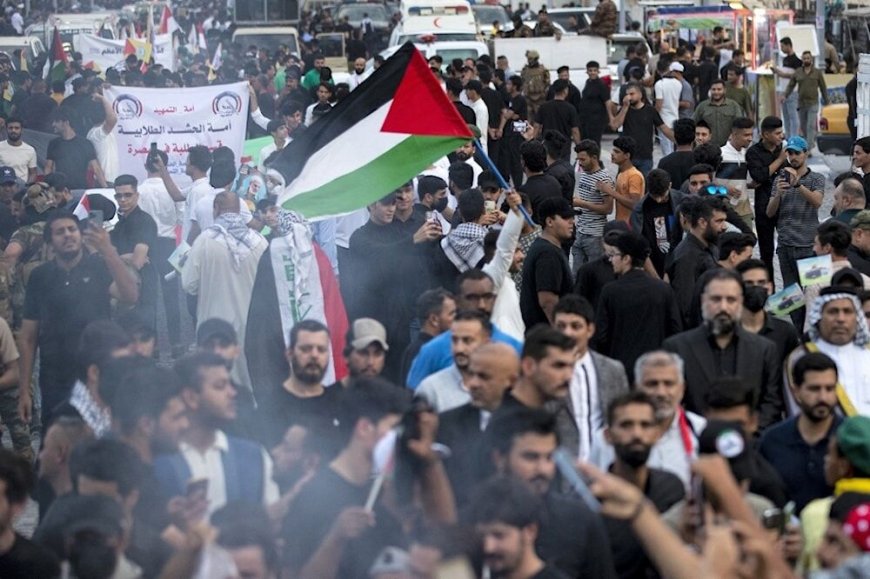 تحصن هزاران عراقی در مرز اردن با حضور فرماندهان حشد الشعبی
