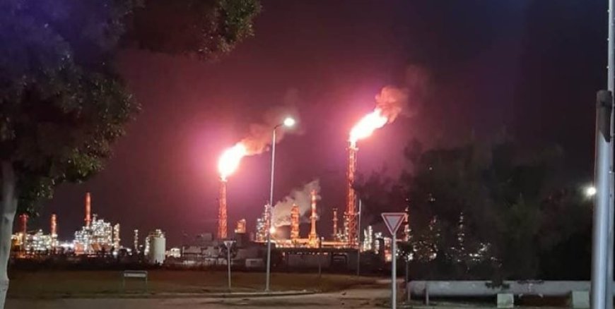 حمله پهپادی مقاومت عراق به پالایشگاه نفت رژیم صهیونیستی در حیفا