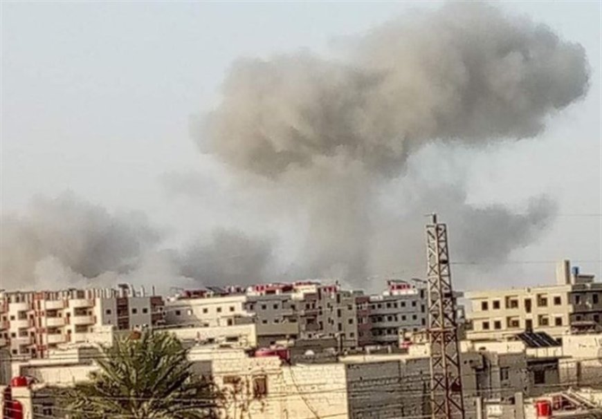 حمله رژیم صهیونیستی به حومه دمشق پایتخت سوریه