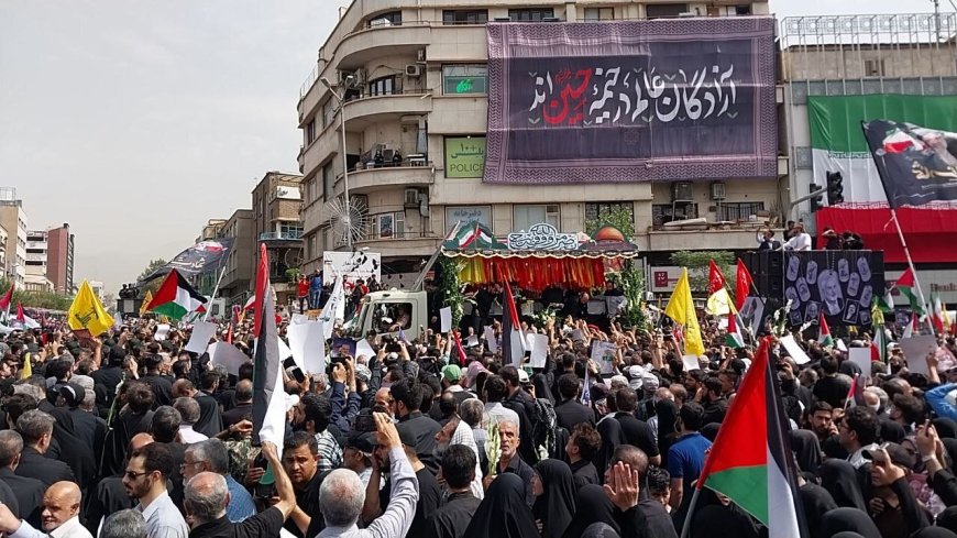 فرزند هنیه: تشییع میلیونی پدرم در تهران، وحدت آفرین بود